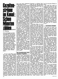 Gezeitenströme im Kanal