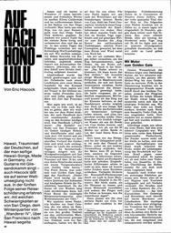 Hiscock, Eric: - Auf nach Honolulu
