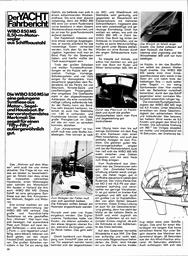 Wibo 850 MS, 8,50m Motorsegler, Yacht-Fahrbericht