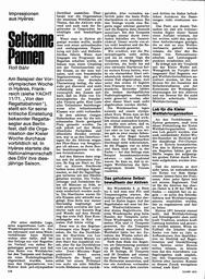 Hyères: Seltsame Pannen