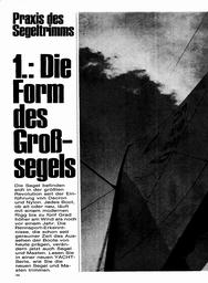 Praxis des Segeltrimms - 1. Die Form des Großsegels