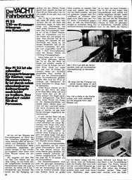 Pi 23,  7,10m Kreuzertrimaran, Yacht-Fahrbericht