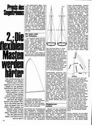 Praxis des Segeltrimms - 2. Die flexiblen Masten werden härter