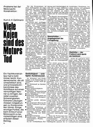 Motoryacht-Konstruktionen und ihre Probleme