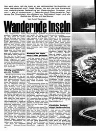 Ostfriesland wandernde Inseln
