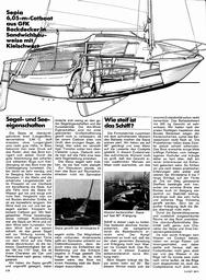 Sepia, 6,05m Catboot, Yacht-Test