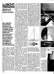 Nicholson 35, 10,74m Seekreuzer, Yacht-Fahrbericht