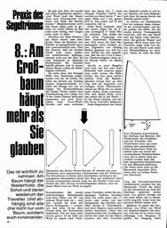 Praxis des Segeltrimms - 8. Am Großbaum hängt mehr, als Sie glauben