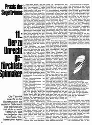 Praxis des Segeltrimms - 11. Der zu Unrecht gefürchtete Spinnaker