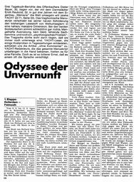 Odyssee der Unvernunft
