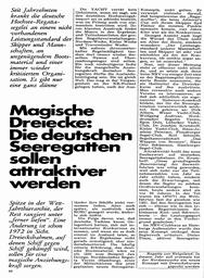 Deutsche Seeregatten nach neuem Konzept