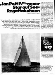 "Jan Pott IV" - Neuer Star auf Seeregattabahnen
