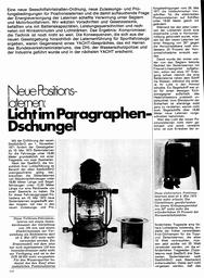 Positionslaternen - Neue Vorschriften