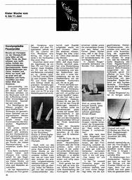 Kieler Woche - Vorolympische Feuerprobe