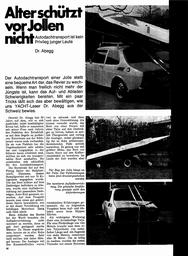 Jollentransport aufs Autodach