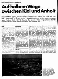 Mit Baedecker und Seekarte - Auf halbem Weg zwischen Kiel und Anholt