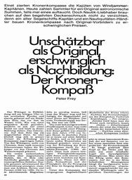 Kronenkompaß und seine Geschichte