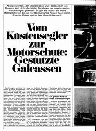 Gestutzte Galeassen