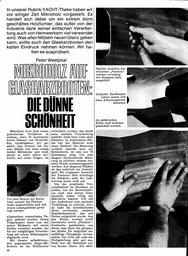 Mikroholz auf GFK-Schiffen