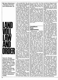 Motorboot-Törn ins Mittelmeer - 3. Land voll law and order