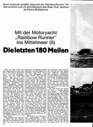 Motorboot-Törn ins Mittelmeer - 5. Die letzten 180 Meilen
