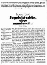 Segeln mit Kindern