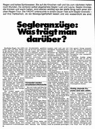 Segleranzüge-Test