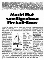 Fireball-Selbstbau