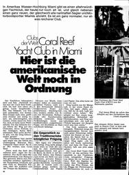 Clubs der Welt - 4. Coral Reef Yacht Club