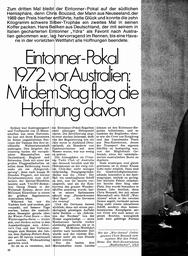 Eintonner-Pokal-Bericht