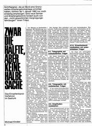 Einseitenband-Verfahren im Seefunk