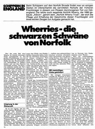 Wherries - frühere Frachtenträger