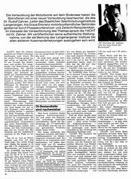 Yacht-Gespräch mit Dr. Zahner über den Bodensee