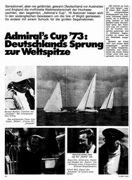 Admiral's Cup 1973 - Berichte