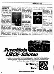 "Schönheit des Segelns" - Yacht-Kalender ' 74
