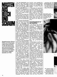 Masten aus Blech und Schaum