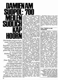 "Damien" am Südpol