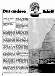 Das andere Schiff - Cat-Boot Uncle Sam