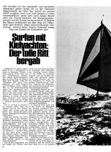 Surfen mit Kielyachten