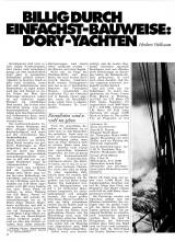 Dory-Yachten