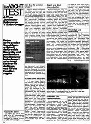 V 15 Mac-Gregor,  4,57m Zweimann-Katamaran, Yacht-Vergleichstest
