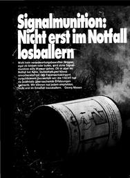 Signalmunition im Test
