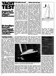 Joemarin 17,  5,20m Kielschwerter, Yacht-Test