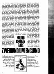 Round Britain Race - Bericht