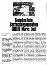 Urlaub mit dem Motorboot - 4.Gedanken beim Benzinschleppen