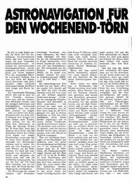 Astronavigation - vereinfacht