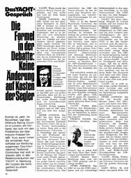 Yacht-Gespräch mit dem Offshore Rating Council über die IOR-Formel