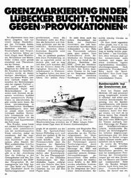 Grenzmarkierungen in der Lübecker Bucht