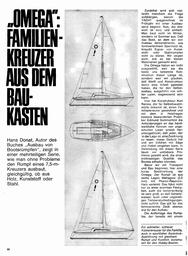 "Omega" - Selbstbau  1. Planung und Transport