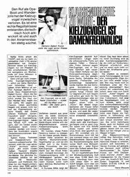 Klassenobleute zu Wort - Egbert Kunze (Kielzugvogel)